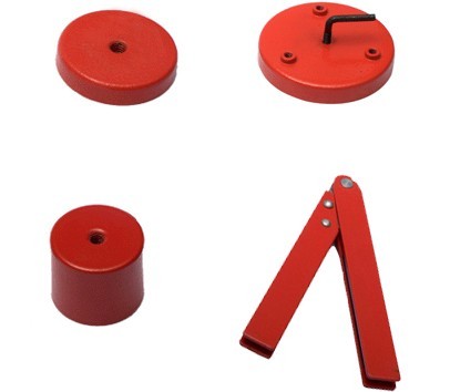 Red Coating Holding Assemblies